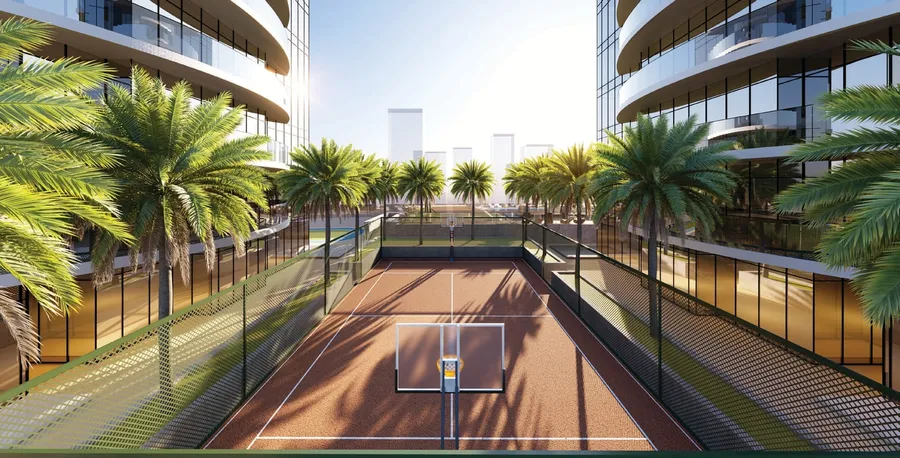 Tennis And Basketball at Red Square.