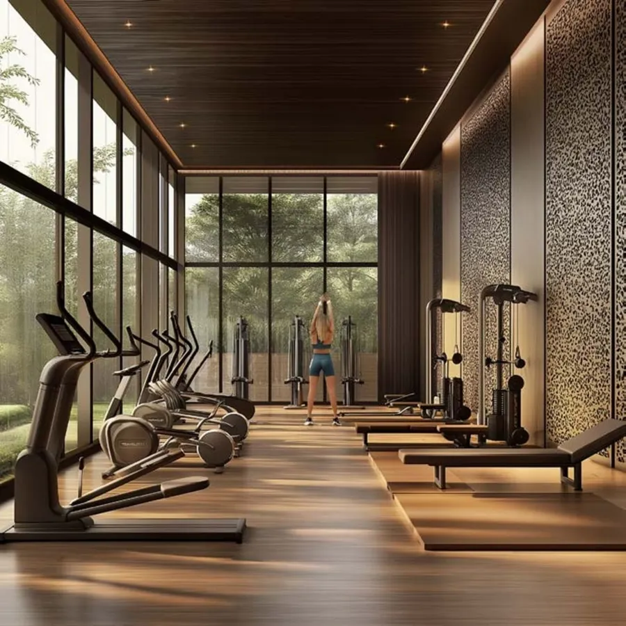 Indoor Gym at Ananda Residences.