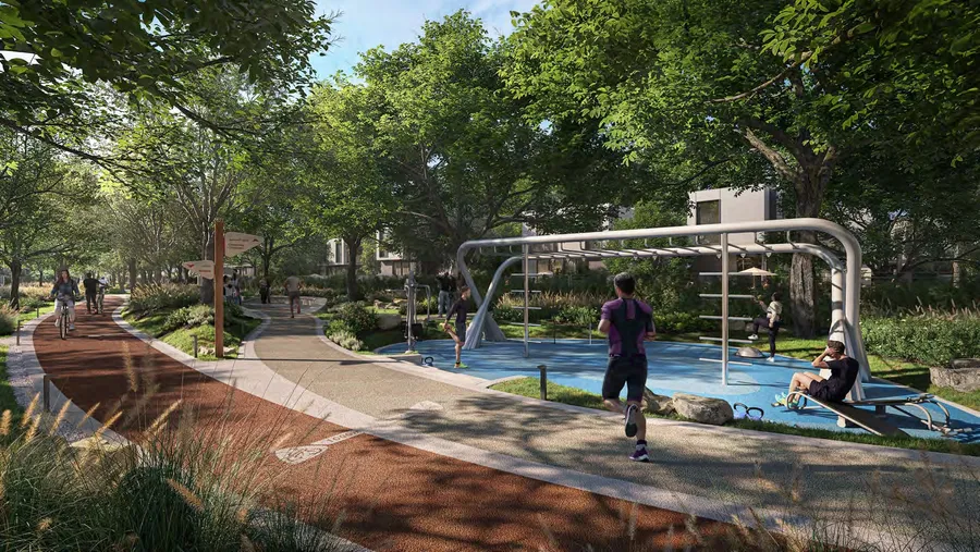Outdoor Gym at Athlon by Aldar.