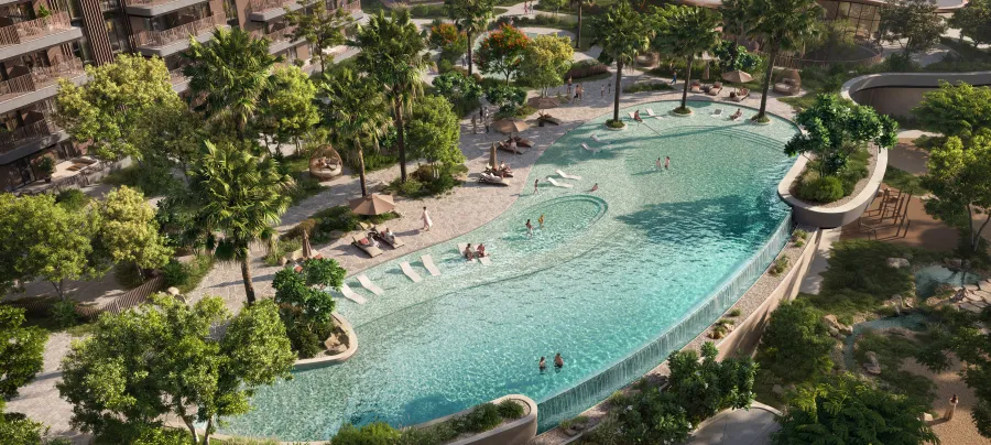 Swimming Pool at The Wilds Residences.