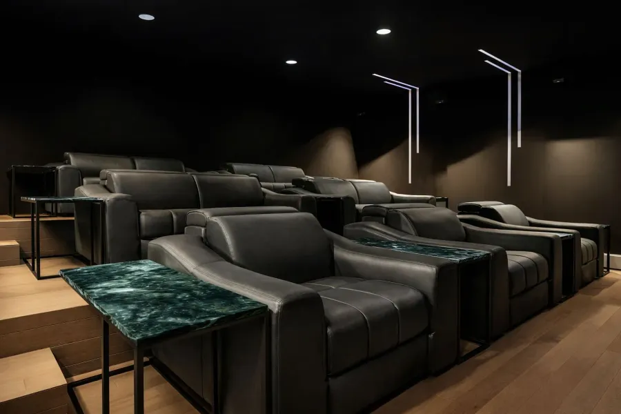 Cinema Room at The Wilds Residences.