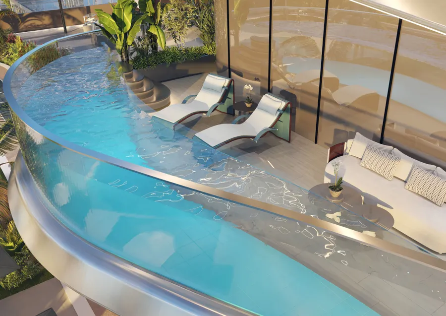 Private Pools at Volga Tower.