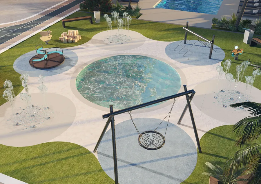 Kids Play Area at Volga Tower.