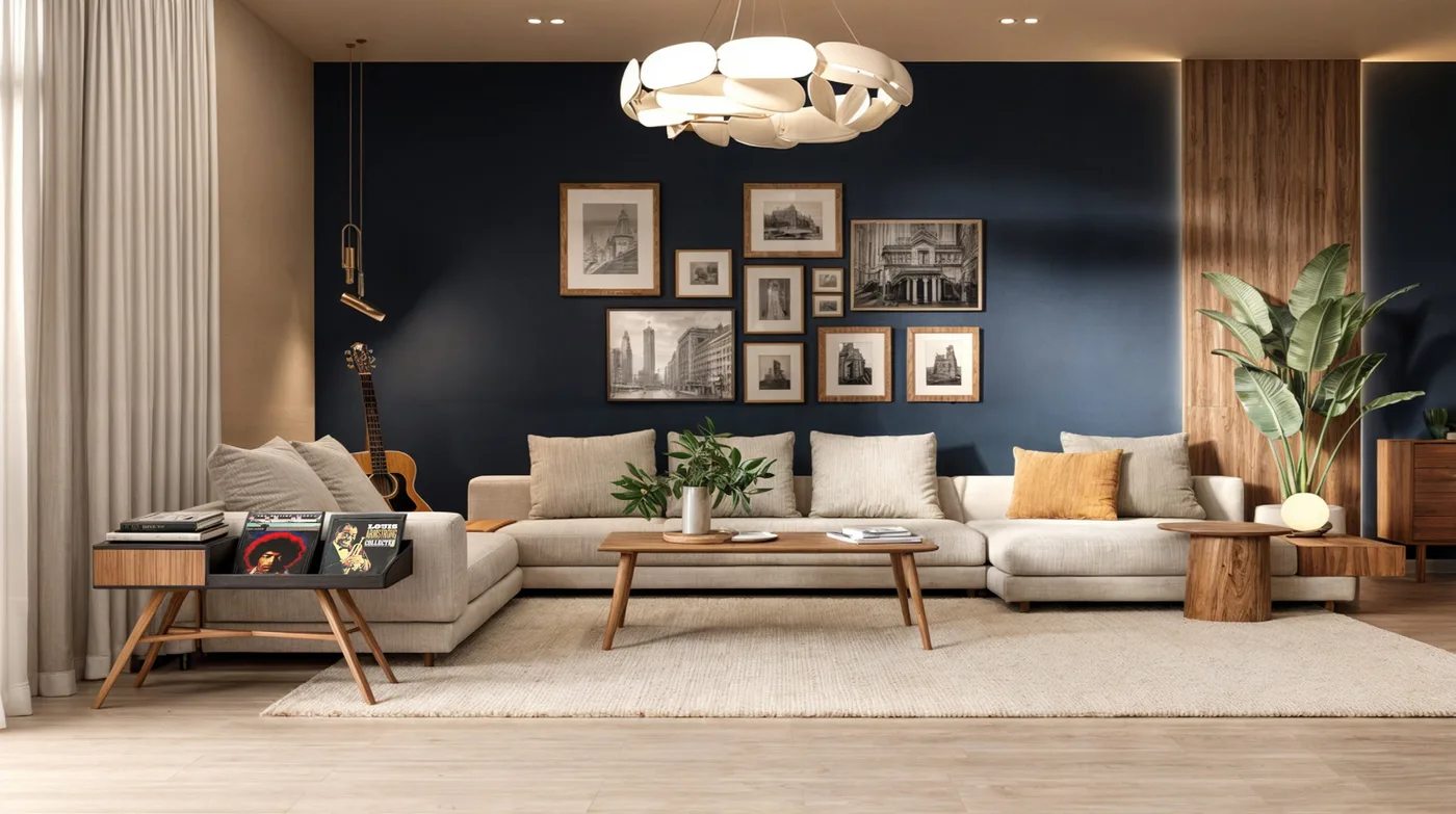 Interior render at Reportage Hills.