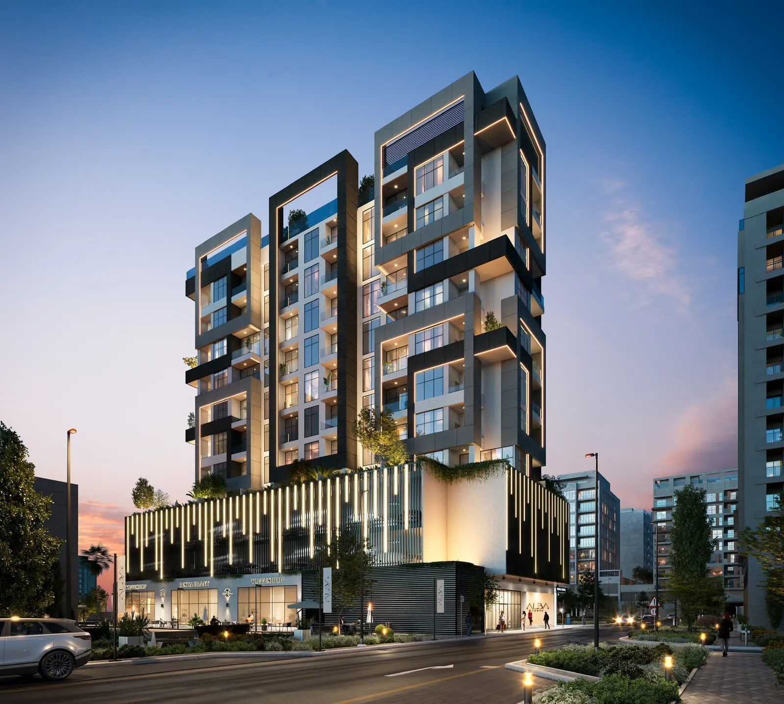 Alba Tower, Al Satwa · render 3