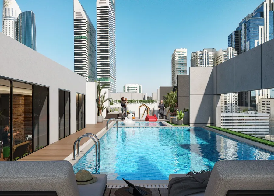 Swimming Pool at Alba Tower.