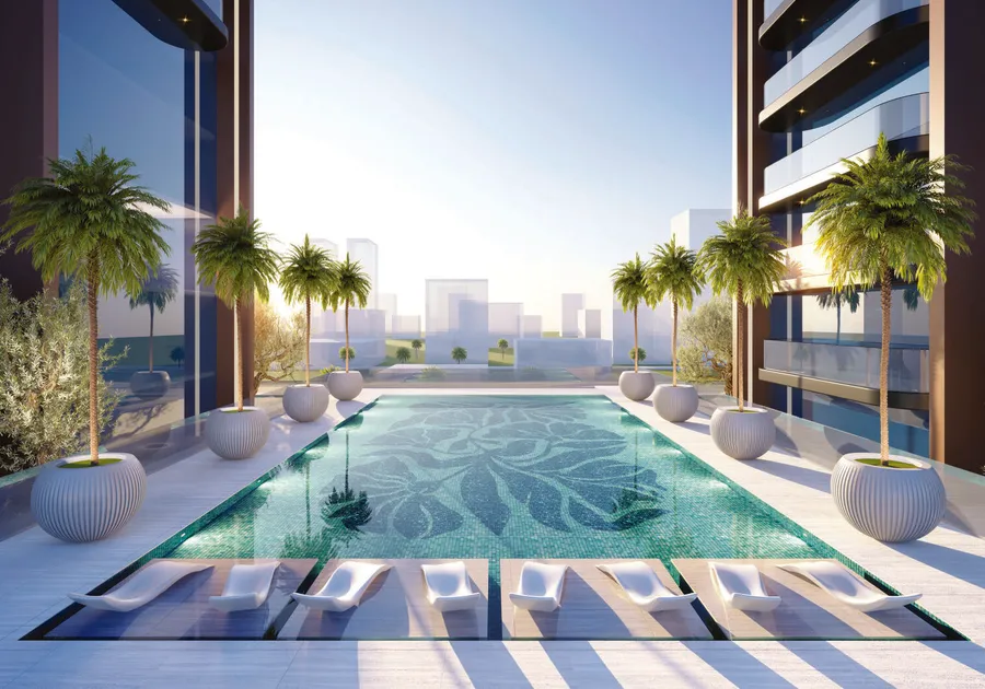 Swimming Pool at Guzel Towers.