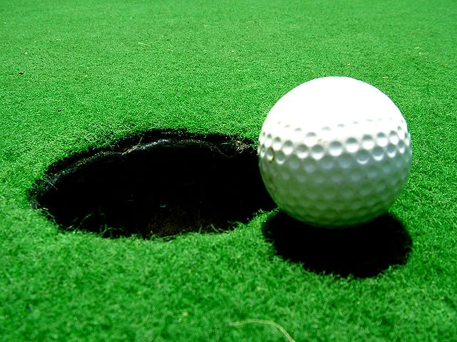 Miniature Golf Court at Coastal Haven.