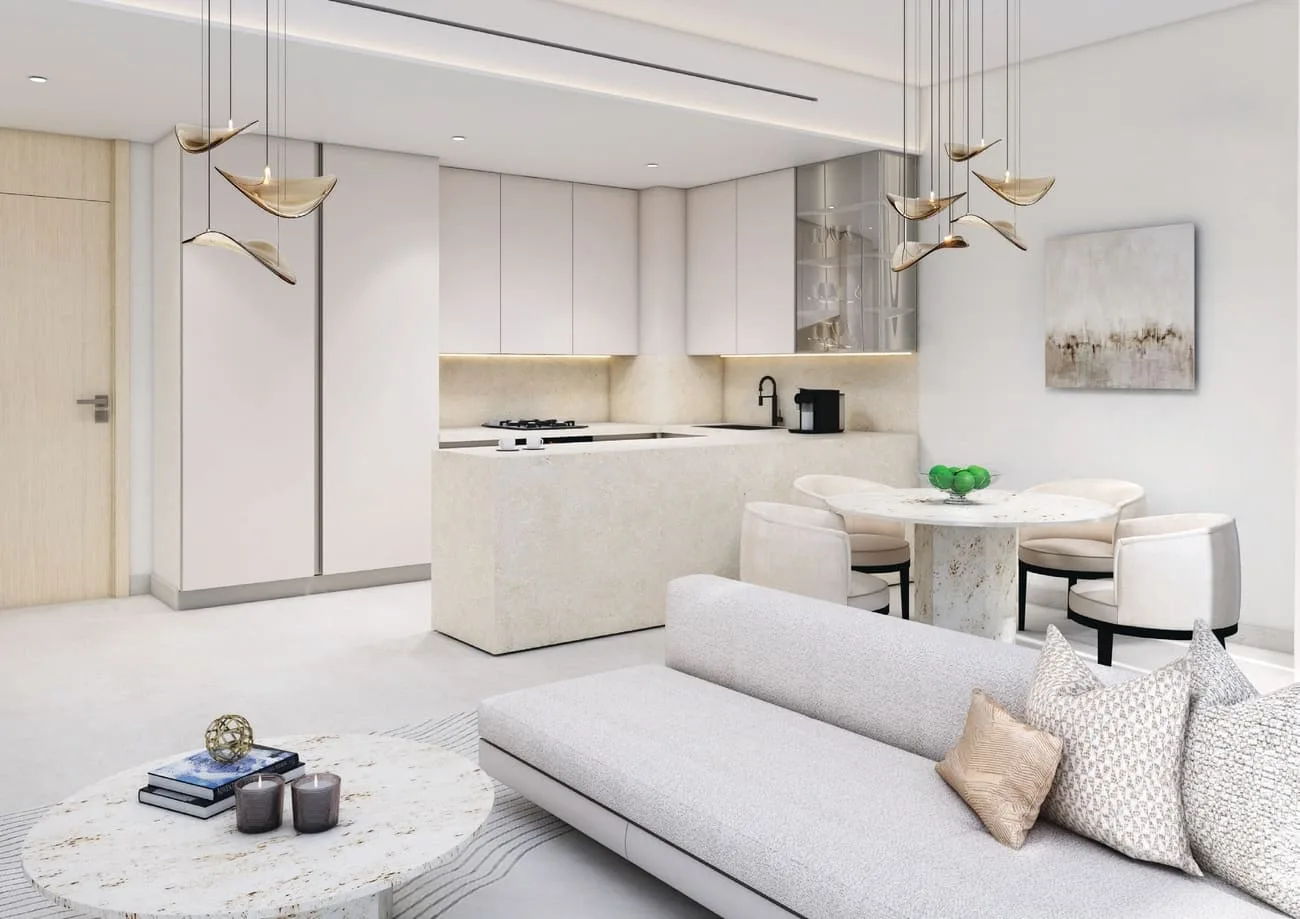 Interior render at Coastal Haven.