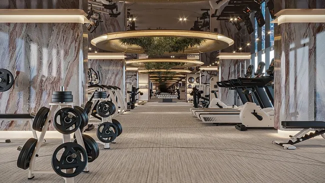Skyfit 3000 Sqft Gym at One Sky Park.