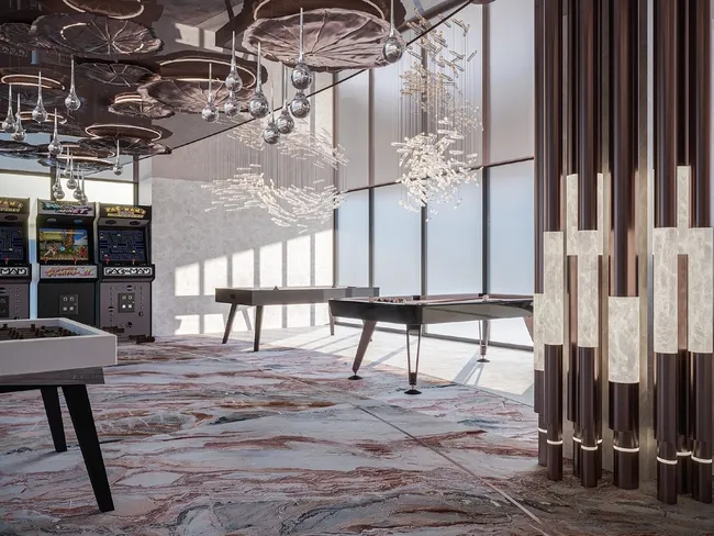 Games Zone & Multipurpose Lounge at One Sky Park.