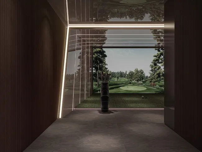 Virtual Reality Golf at One Sky Park.