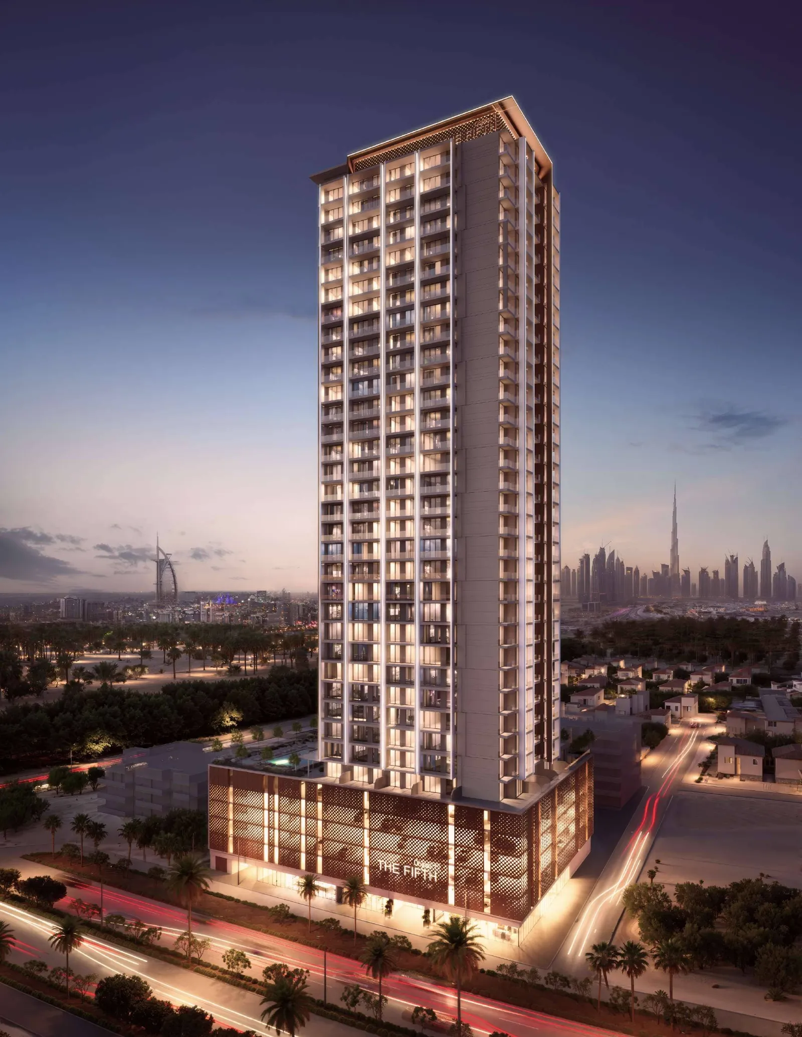 The F1FTH Tower, Jumeirah Village Circle (JVC) · render 3