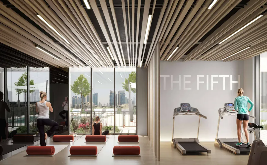 Gym at The F1FTH Tower.