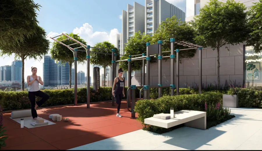 Outdoor Gym at The F1FTH Tower.