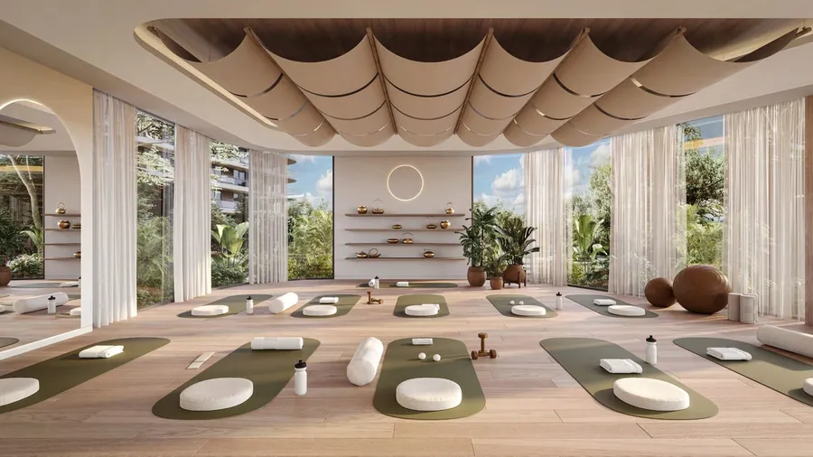Yoga Pavilion at Verdes by Haven.