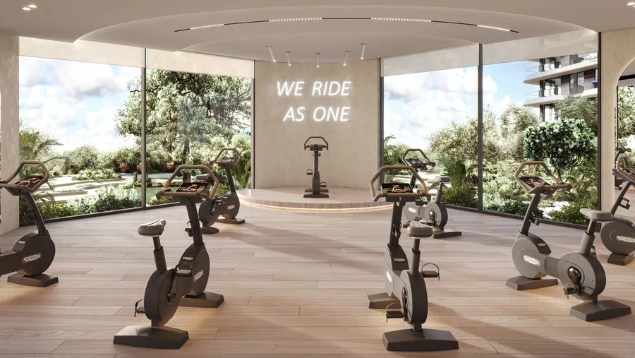 Spin Room at Verdes by Haven.