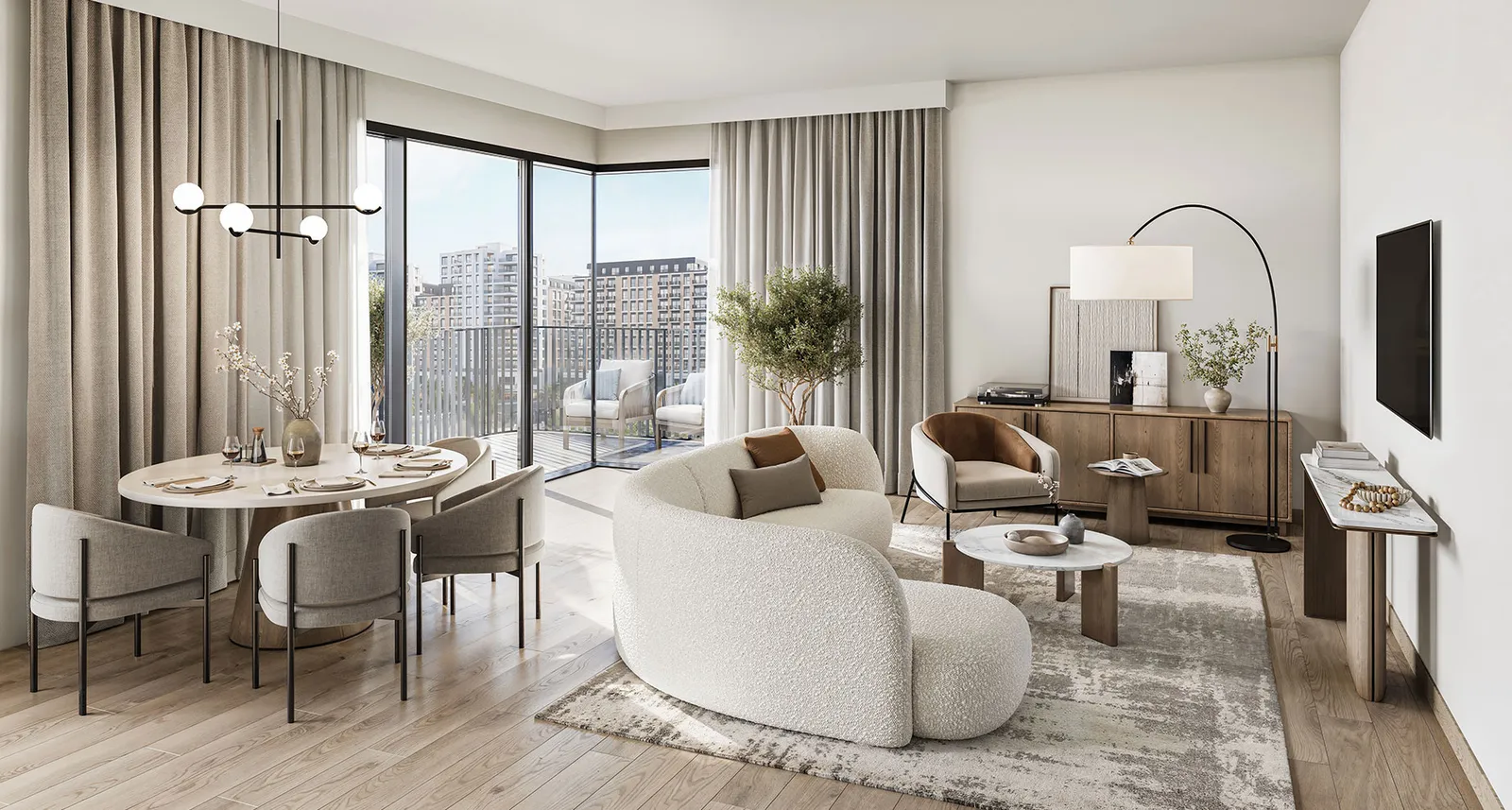 Berkshire Park, Town Square · render 5