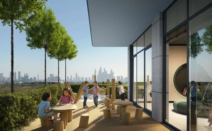 Outdoor Kids Playground at W1NNER Tower.