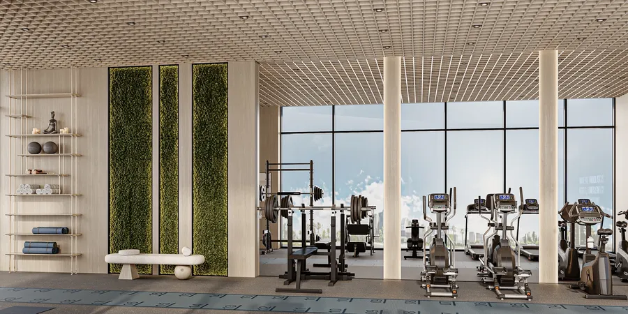 Fully Equipped Gym at Cove Edition 2.