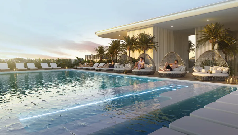 Rooftop Swimming Pools at Cove Edition 2.