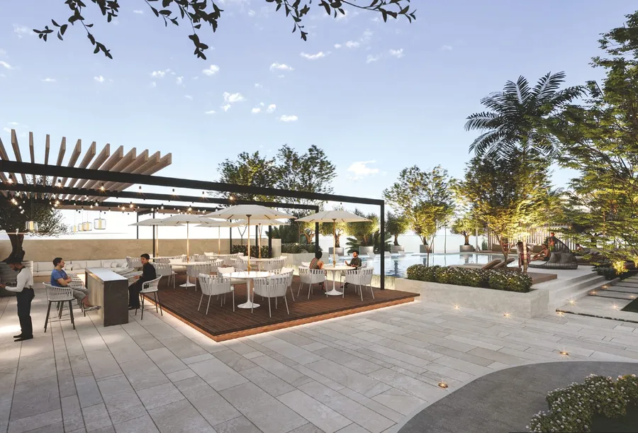 Sitting Area at Lilium Tower.