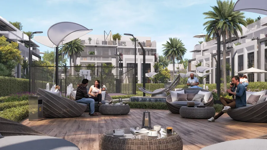 Shaded Seating Areas at Verdana V.