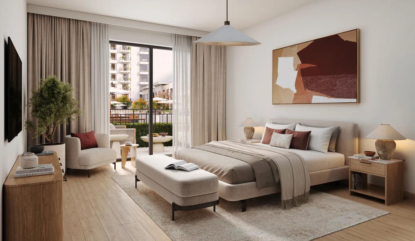 Rosewell, Town Square · render 2