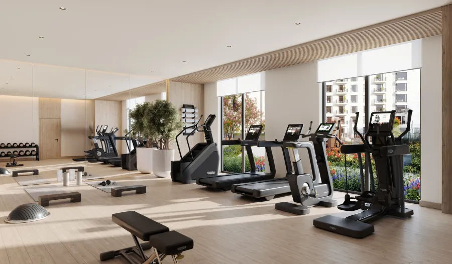 Gym at Rosewell.