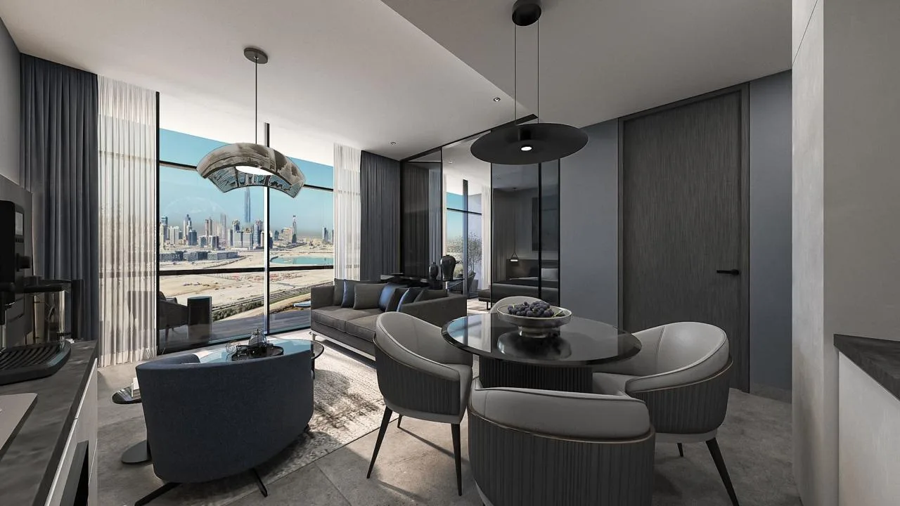 Interior render at The Waterway.