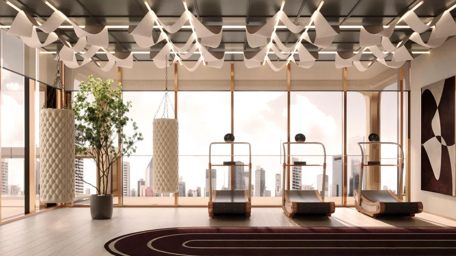 Gym at The Symphony by Imtiaz.