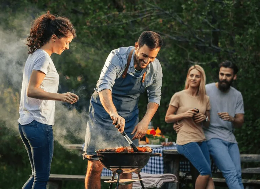 Bbq Area at Haya on the Park.