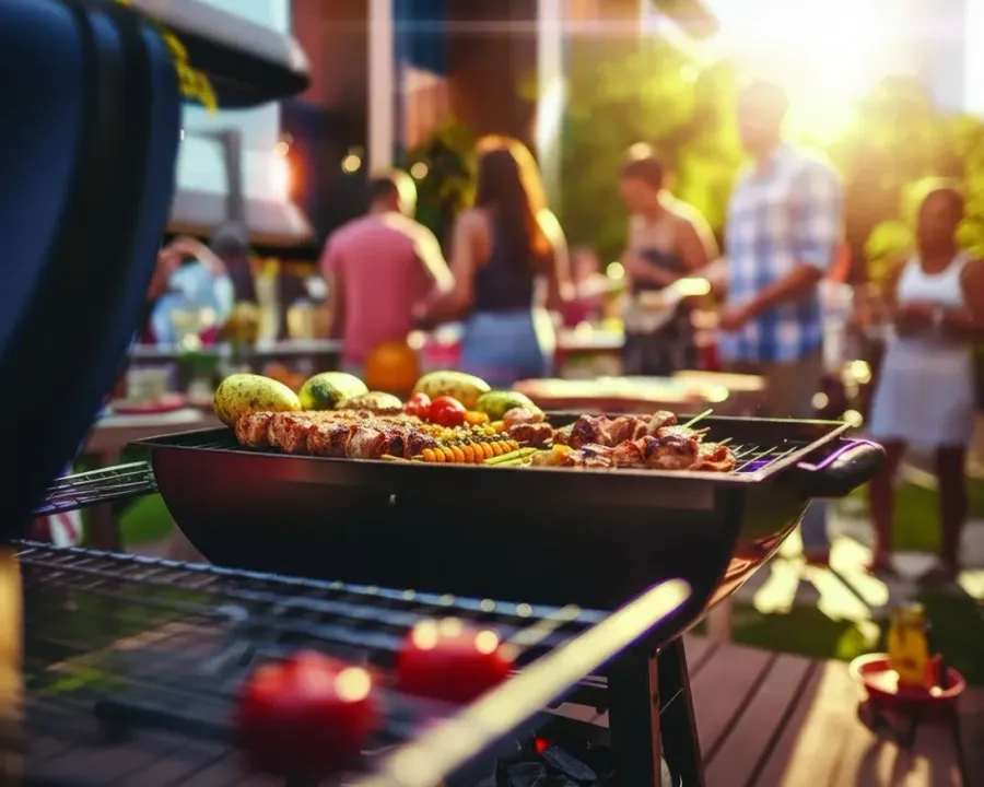BBQ Area at Al Ghaf Tower.