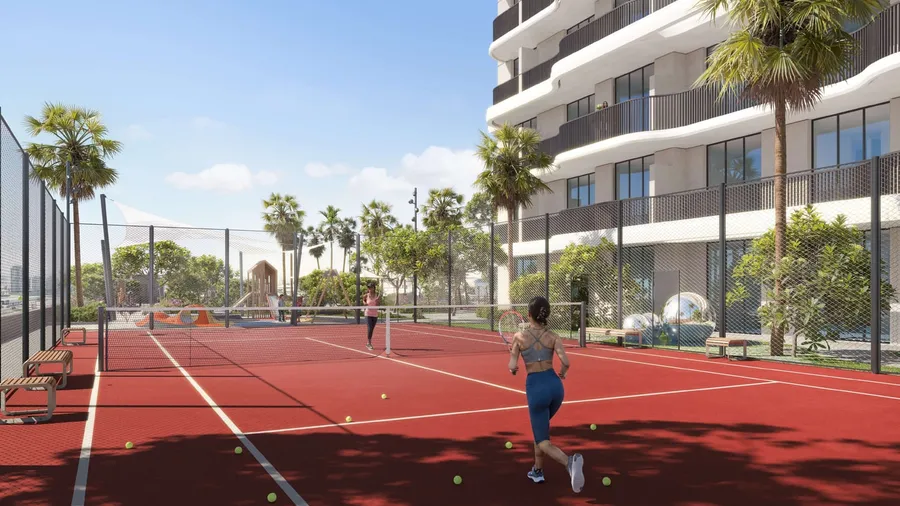 Tennis Court at ALTA V1EW.