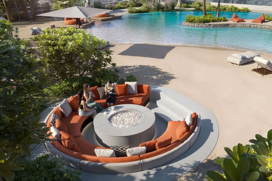 Poolside Sunken Lounge at ALTA V1EW.