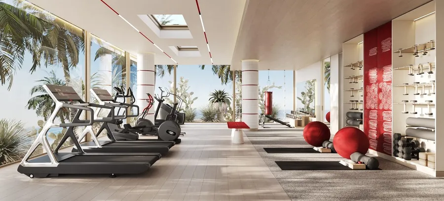 Gym With Dance And Yoga Studio at Rosso Bay Residences.