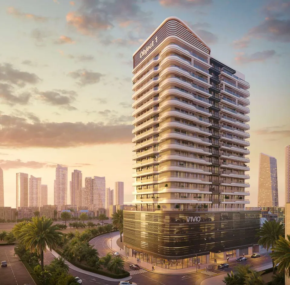 V1VID Tower, Jumeirah Village Triangle (JVT) · render 1