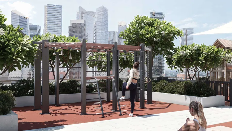 Outdoor Sport at V1VID Tower.