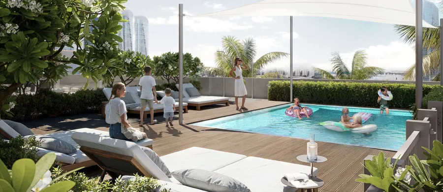 Kids Swimming Pool at V1VID Tower.