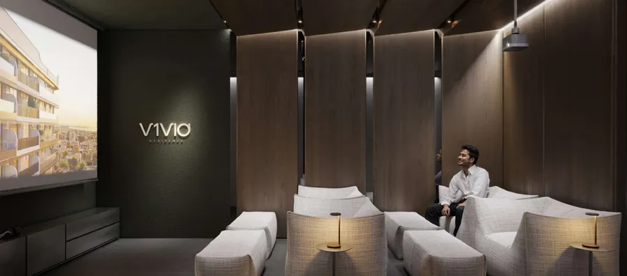 Cinema at V1VID Tower.