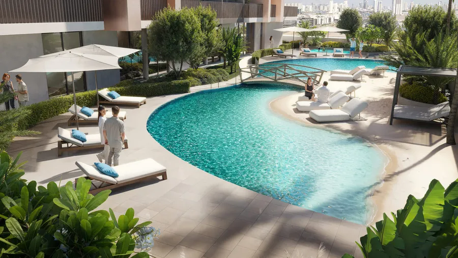 Lagoon-Style Pool
 at ESSENL1FE Residence.