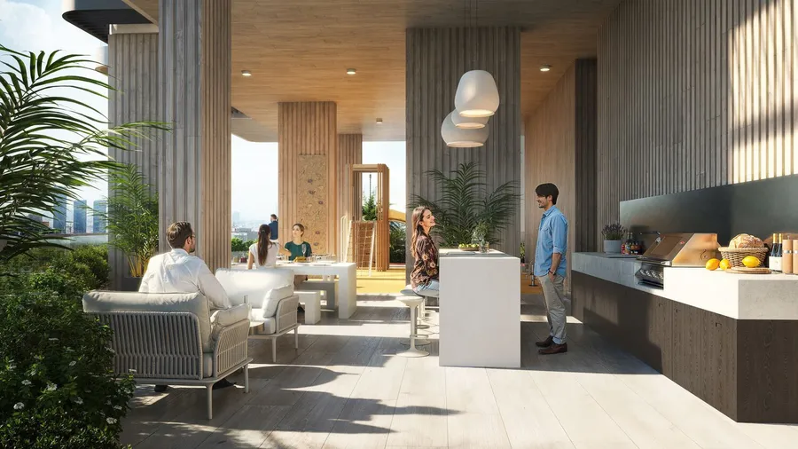 Bbq Area at TETR1S Tower.