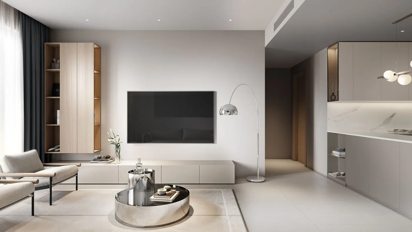Interior render at V1STARA House 2.