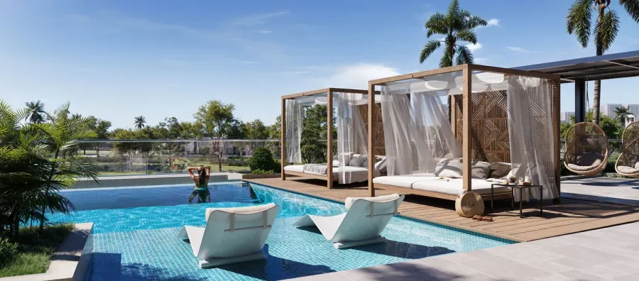 Sun Decks & Cabanas at Enre Residence by Imtiaz.