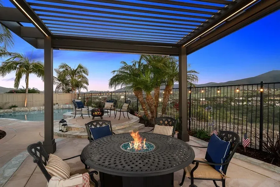 Rooftop Fire Pit at Enre Residence by Imtiaz.