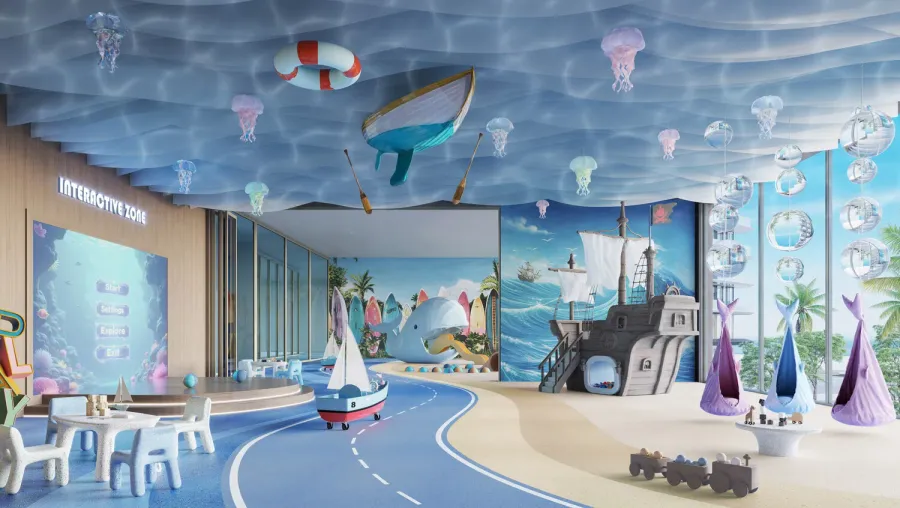 Kids Play Area at The Meriva Collection.