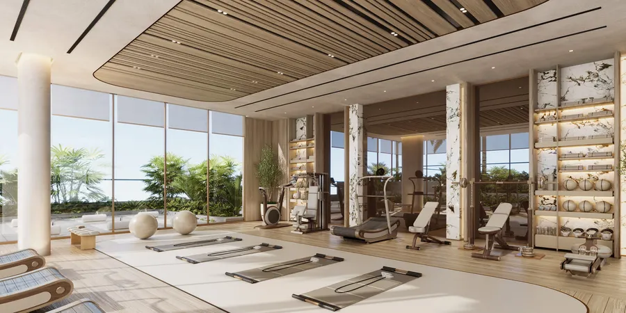 Gymnasium at Wynwood Horizon.