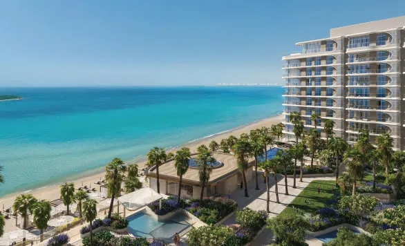 Landscaped Podium Gardens at Fahid Beach Terraces.