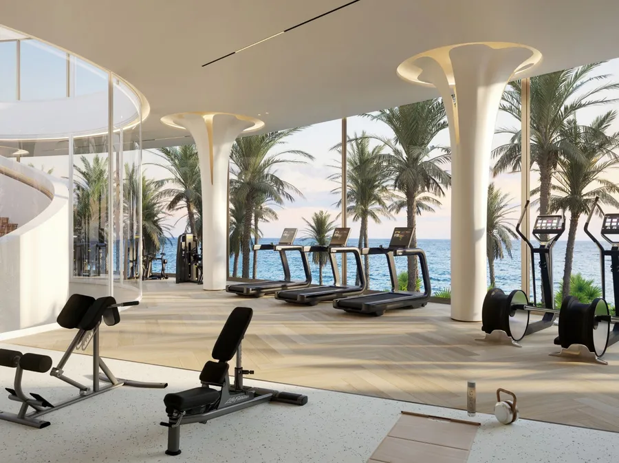 Workout Studio at Fahid Beach Terraces.