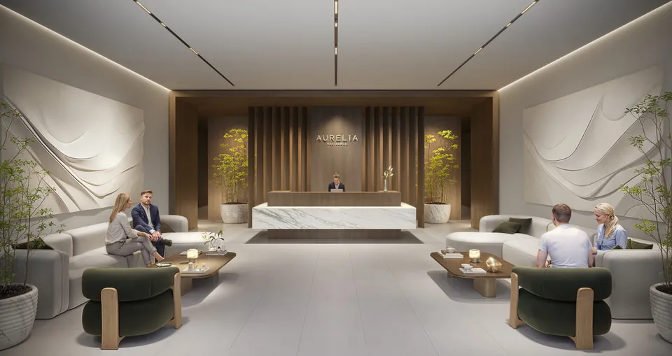 AUREL1A Residence, Dubai Sports City · render 4